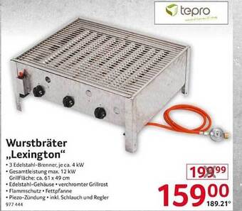 Selgros Tepro wurstbräter „lexington“ Angebot