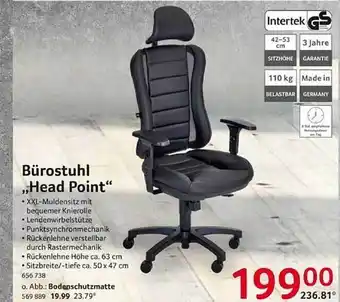 Selgros Bürostuhl „head point“ Angebot