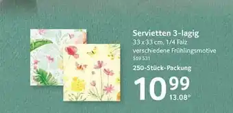 Selgros Servietten 3-lagig Angebot