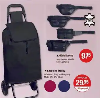 V Markt Gürteltasche oder shopping trolley Angebot