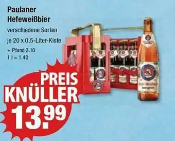 V Markt Paulaner hefeweißbier Angebot