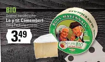 Edeka Frischemarkt Bio le p'tit camembert Angebot