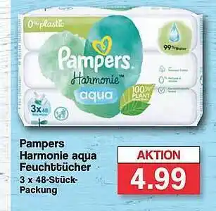 Famila Nord West Pampers harmonie aqua feuchttücher Angebot