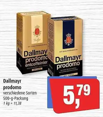 Markant Dallmayr prodomo Angebot