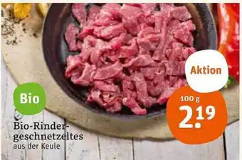 tegut Bio-rindergeschnetzeltes Angebot