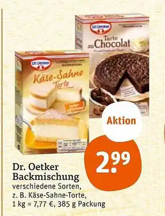 tegut Dr oetker backmischung 3 Angebot