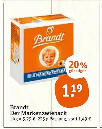 tegut Brandt der markenzwieback Angebot