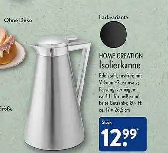Aldi Nord Home creation isolierkanne Angebot