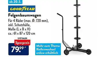 Aldi Nord Good year felgenbaumwagen Angebot