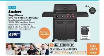 Aldi Nord Enders gasgrill boston evo pro 4 kr turbo ii shadow Angebot