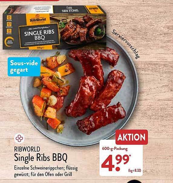 Ribworld single ribs bbq Angebot bei Aldi Nord