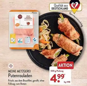 Aldi Nord Meine metzgerei putenrouladen Angebot