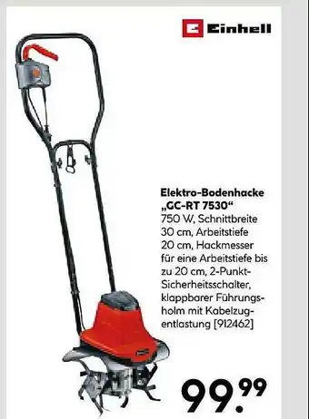 Hellweg Einhell elektro-bodenhacke „gc-rt 7530“ Angebot