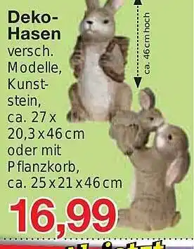 Jawoll Deko-hasen Angebot