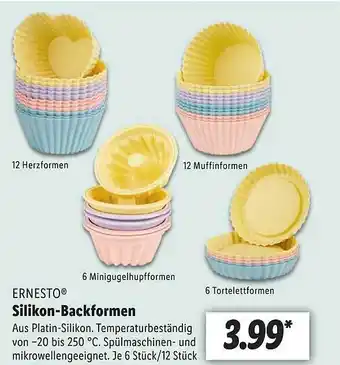 Lidl Ernesto silikon-backformen Angebot