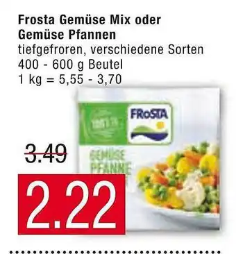 Marktkauf Frosta gemüse mix oder pfannen Angebot