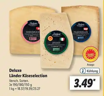 Lidl Deluxe länder käseselection Angebot