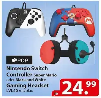 Famila Nord Ost Pdp nintendo switch controller oder gaming headset Angebot