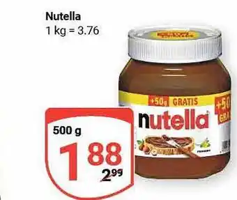 Globus Nutella Angebot