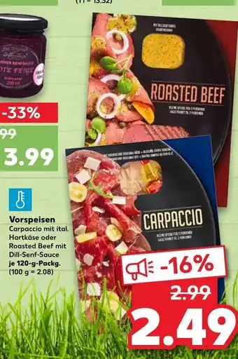 Kaufland Vorspeisen 120g Angebot