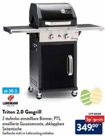 Aldi Süd Landmann Triton 2.0 Gasgrill Angebot