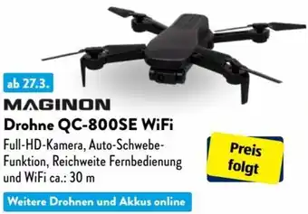 Aldi Süd Maginon Drohne QC-800SE WiFi Angebot