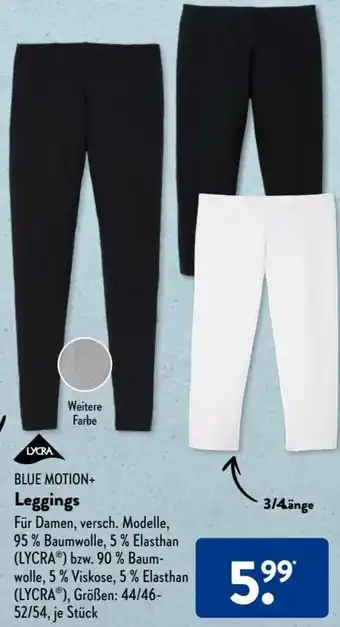 Aldi Süd Blue Motion Leggings Angebot