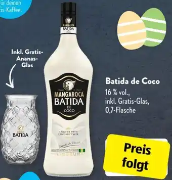 Aldi Süd Batida de Coco 0,7 L Flasche Angebot