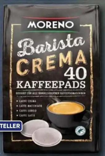 Aldi Nord Barista-kaffeepads crema Angebot