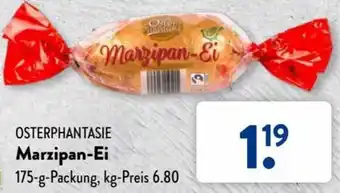 Aldi Süd Osterphantasie Marzipan-Ei 175 g Packung Angebot