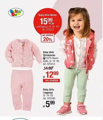 AWG Mode Baby girls strickjacke oder leggings Angebot