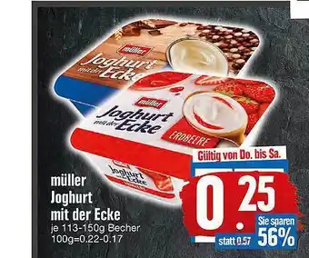 Edeka Müller Joghurt mit der Ecke Angebot
