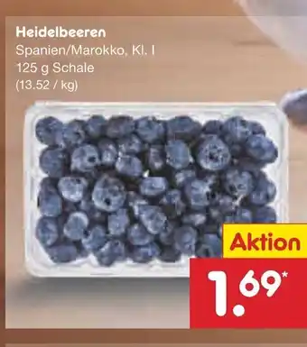 Netto Marken-Discount Heidelbeeren 125g Angebot