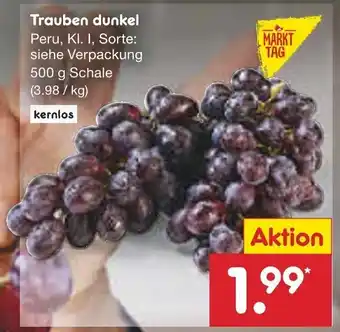 Netto Marken-Discount Trauben 500g Angebot