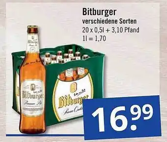 GetränkePartner Bitburger verschiedene sorten Angebot