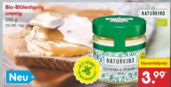 Netto Marken-Discount Naturkind Bio-Blutenhonig cremig 250g Angebot