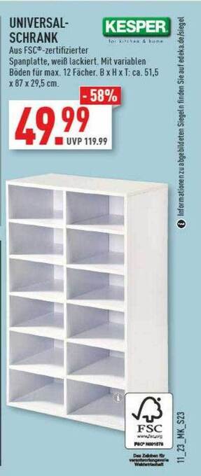 Marktkauf Kesper universal-schrank Angebot