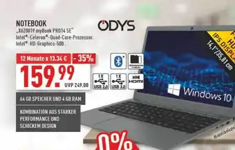 Marktkauf Odys notebook „x620019 mybook pro014 se“ Angebot