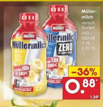 Netto Marken-Discount Müllermilch müller Angebot