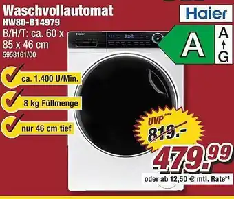 Poco Haier waschvollautomat Angebot