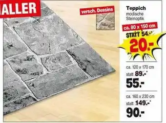 Repo Markt Teppich Angebot