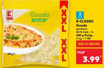 Kaufland K-Classic Gouda 500 g Packg. Angebot