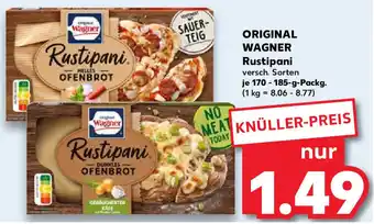 Kaufland Original Wagner Rustipani 170-185 g Packg. Angebot