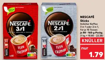 Kaufland Nescafé Sticks 80-165 g Packg. Angebot