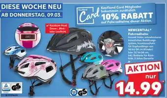 Kaufland Newcential Fahrradhelm Angebot