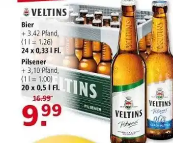 Multi Markt Veltins bier oder pilsener Angebot