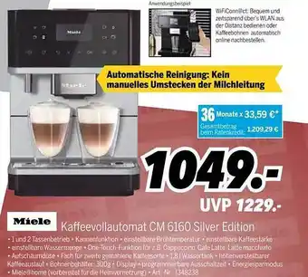 MEDIMAX Miele kaffeevollautomat cm6160 silver edition Angebot