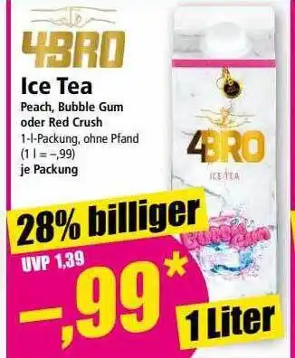 Norma 4bro ice tea Angebot