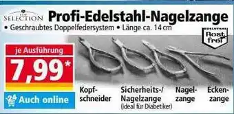 Norma Top selection profi-edelstahl-nagelzange Angebot