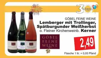 Getränke Göbel Göbel feine weine lemberger mit trollinger, spätburgunder weißherbst oder kerner Angebot